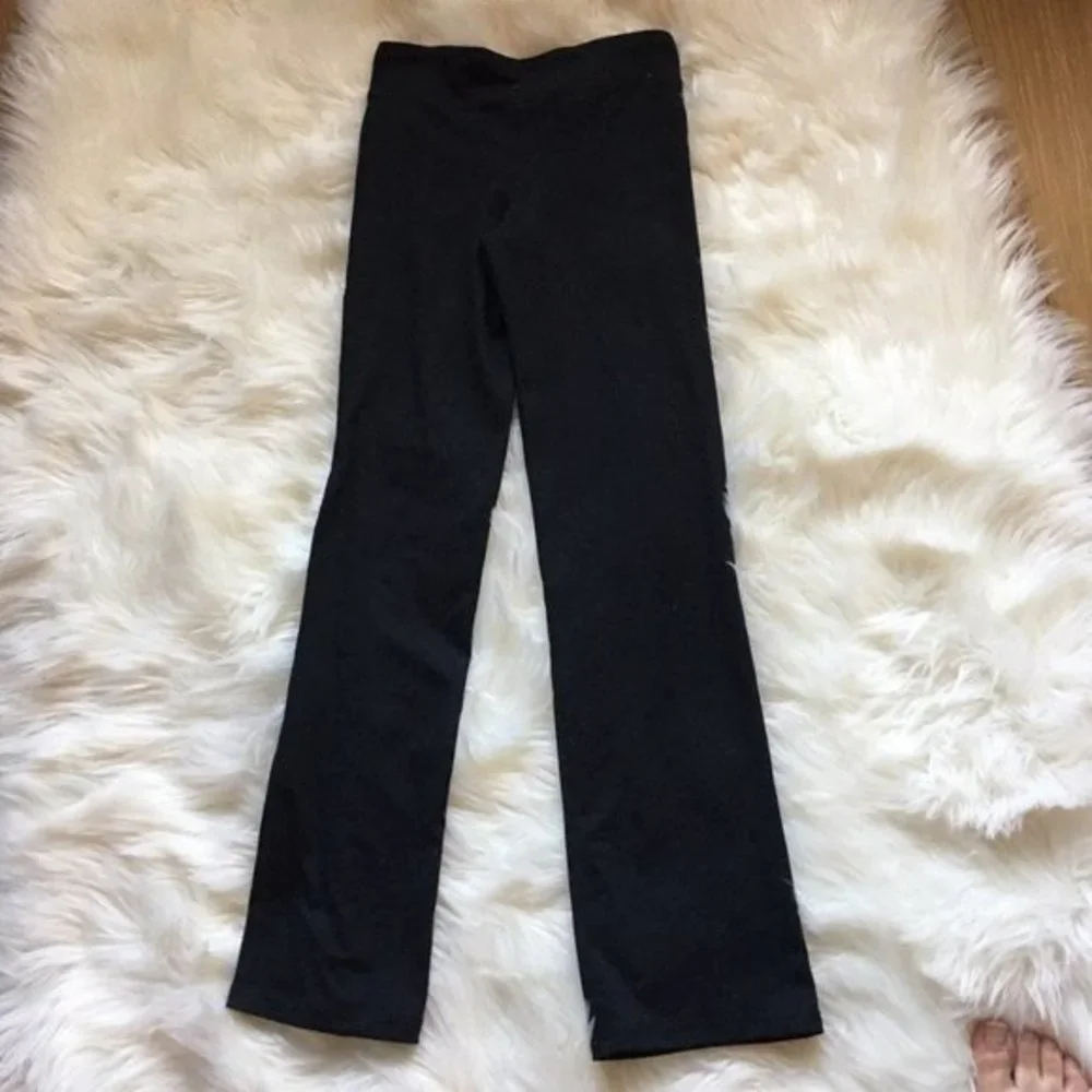 Champion Girls Youth Black Performance Regular Athletic Pant Leggings, Medium